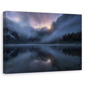 Tablou canvas - Lacul Gosausee I, Peisaj, Hallstatt, Austria, Munte, 60 x 90 cm