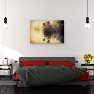 Tablou canvas - Locul Meu, Fens, Oisterwijk, Pasare, Stare De Spirit, Toamna, 60 x 90 cm - Img 3