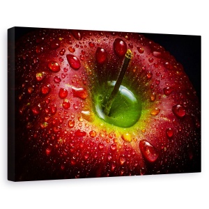 Tablou canvas - Mar rosu, Flori, Bucatarie, Fructe, Umede, 60 x 90 cm