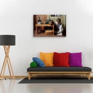 Tablou canvas - Marco Si Lola, Doctor, Caine, Baiat, Copil, 40 x 60 cm - Img 2
