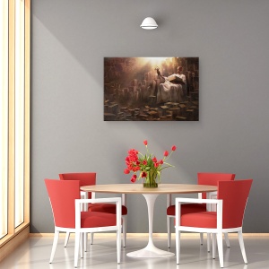 Tablou canvas - Marele Covfefe, Cutii, Capitalismul, Dictator, Rege, Maestru, 80 x 120 cm - Img 4
