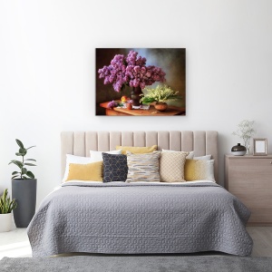 Tablou Canvas - Natura Moarta Cu Flori De Primavara, 60 x 80 cm - Img 3