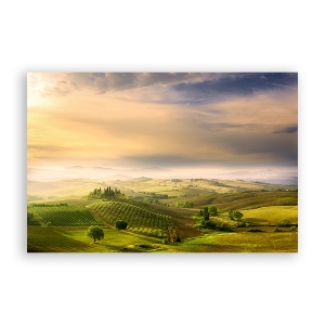 Tablou Canvas - Natura, Peisaj, Dealuri, Primavara, 60 x 90 cm