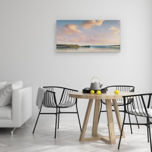 Tablou canvas - Natura, Peisaj, Mare, Apus De Soare, 50 x 100 cm - Img 4