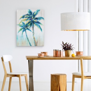 Tablou canvas - Natura, Planta, Palmier, Modern, Colorat, Pictura, 50 x 70 cm - Img 4