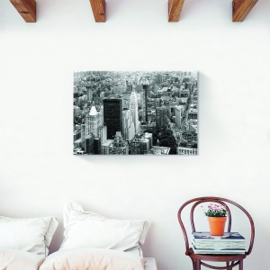 Tablou canvas New York monocrom 60x90 cm