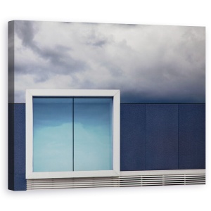 Tablou canvas - Nimic De Aratat, Arhitectura, Abstract, Perete, Fereastra, Forme, 60 x 75 cm