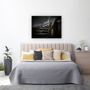Tablou canvas - Noul Proprietar, Vechi, Casa, Degradare, Soarece, Sobolani, 75 x 100 cm - Img 3