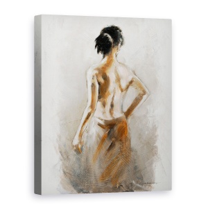 Tablou canvas - Oameni, Femeie, Baie, Pictura, 50 x 70 cm