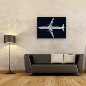 Tablou canvas - Onurair, Companie Aeriana, Avion, Aviatie, Airbus, Cer, 60 x 80 cm - Img 2
