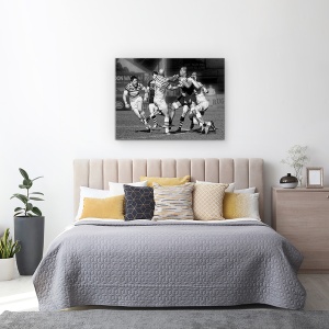 Tablou canvas - Opreste Mingea, Rugby, Anglia, Sport, Actiune, Viespi, 75 x 100 cm - Img 3