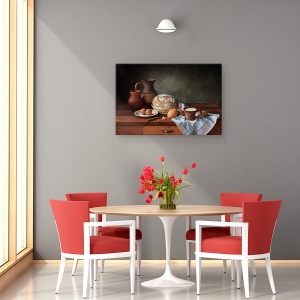 Tablou canvas - Ou, Lapte, Ou, Paine, Poate, 60 x 90 cm - Img 4
