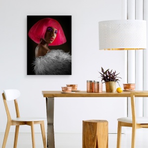 Tablou canvas - Pantera Roz, Studio, Zeita, Hasselblad, Londra, Culoare, 50 x 70 cm - Img 4