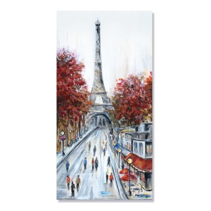 Tablou Canvas - Paris, Bulevard, Turnul Eiffel, 50 x 100 cm