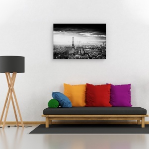 Tablou canvas - Paris, Orase si arhitectura, Paris, Franta, Turnul Eiffel, 60 x 90 cm - Img 2
