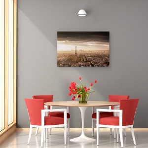 Tablou canvas - Parisul Magnific, Franta, Peisaj Urban, Eiffel, 80 x 120 cm - Img 4