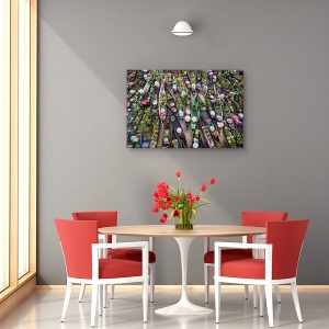 Tablou canvas - Pasar Terapung, Oameni, Barci, Comert, Alimente, 80 x 120 cm - Img 4