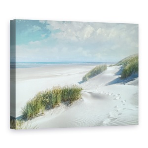 Tablou canvas - Peisaj, Natura, Nisip, Mare, Valuri, Pictura, 75 x 100 cm