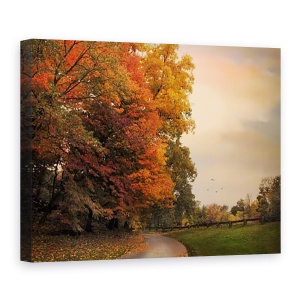 Tablou canvas - Peisaj, Natura, Peisaj, Terenuri, Copaci, Alee, 75 x 100 cm