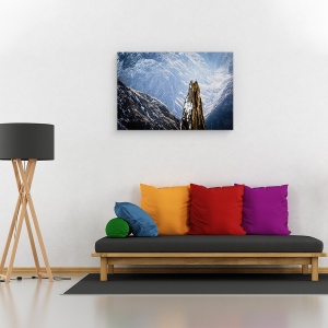 Tablou canvas - Peisaj, Performanta, Peisaj, Stanca, Munti, 60 x 90 cm - Img 2