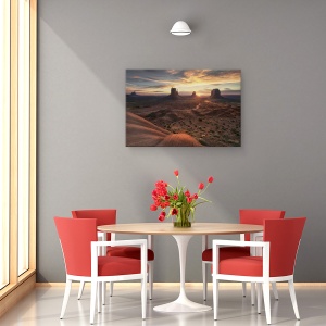 Tablou canvas - Peisajul Viselor Mele, Arizona, SUA, Vale, Navajo, 40 x 60 cm - Img 4