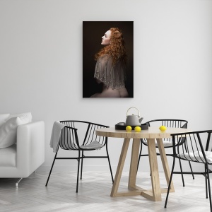 Tablou canvas - Perle, Par, Femeie, Model, Frumusete, 40 x 60 cm - Img 4