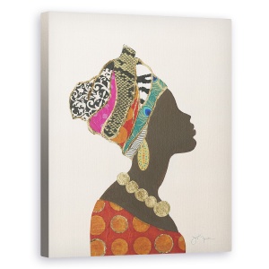 Tablou canvas - Portret Femeie Africana 1, 60 x 80 cm