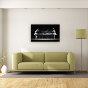Tablou canvas - Poza Dubla, Balerina, Balet, Dansatoare, 50 x 80 cm - Img 2
