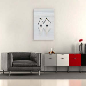 Tablou canvas - Prieteni, Salbatic, Salbatic, Natura, Animal, Animale, 60 x 90 cm - Img 2