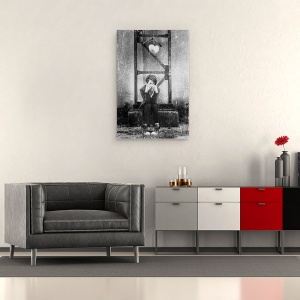 Tablou canvas - Prima Dragoste, Adolescenta, Portret, Stare De Spirit, Inima, 40 x 60 cm - Img 2