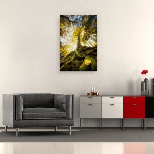 Tablou canvas - Ramas Bun De La O Frunza, Padure, Copac, 40 x 60 cm - Img 2