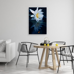 Tablou canvas - Reflectie, Nufar, Crin, Zen, Spa, 60 x 90 cm - Img 4