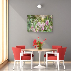 Tablou canvas - Romantism, Flori, Inflorire, Vara, Flori Salbatice, 40 x 60 cm - Img 4