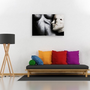 Tablou canvas - Rupt, Crapat, Rupt, Sfasiat, Uzat, Degradare, 60 x 90 cm - Img 2