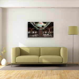 Tablou canvas - Scari Urbane, Belgia, Vechi, Abandonat, Uitat, Rupt, 50 x 80 cm - Img 2