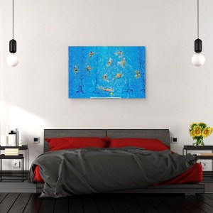 Tablou canvas - Scopul Final, Actiune, Culoare, Sporturi Nautice, 60 x 90 cm - Img 3