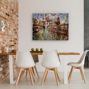 Tablou canvas - Sfanta Indie, Multime, Calatorie, Turism, Dezordine, 50 x 70 cm - Img 4