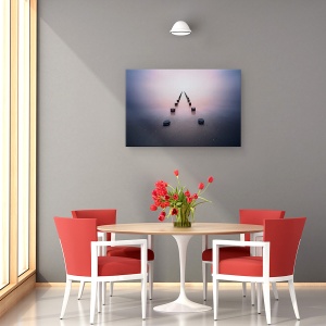 Tablou canvas - Singur In Liniste, Peisaj Marin, Matasos, Laptos, 80 x 120 cm - Img 2
