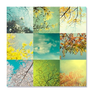 Tablou Canvas - Sky, Mozaic, 70 x 70 cm