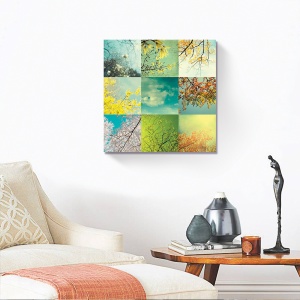Tablou Canvas - Sky, Mozaic, 70 x 70 cm - Img 2