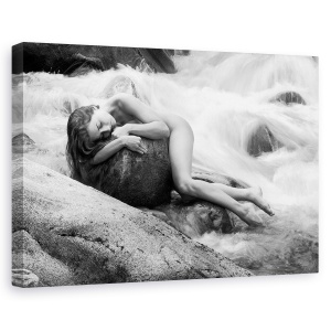 Tablou canvas - Soapta Raului, Ochii Inchisi, Stare De Spirit, Emotie, Sentiment, Rau, 60 x 90 cm