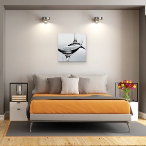 Tablou canvas - Sticla, Abstract, Doua, Bucatarie, Natura Moarta, 90 x 90 cm - Img 3