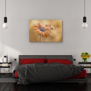 Tablou canvas - Stralucire de vara, Flori, Auriu, 80 x 120 cm - Img 3