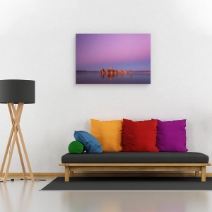 Tablou canvas - Tacere, Peisaj, Lac, California, Noapte, Mono, 40 x 60 cm - Img 2