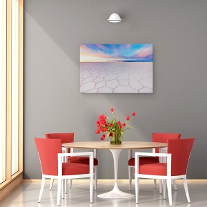 Tablou canvas - Tandrete, Bolivia, Sare, Peisaj, Campii, Plat, 60 x 90 cm - Img 4