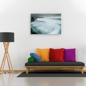 Tablou canvas - Tara Magica, Surf, Plaja, Islanda, Peisaj, 60 x 90 cm - Img 2