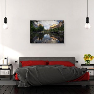 Tablou canvas - Timp, Yosemite, Cer, Peisaj, California, Munte, 60 x 90 cm - Img 3