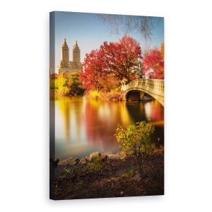 Tablou canvas - Toamna In Central Park, Manhattan, Oras, Toamna, Toamna, 40 x 60 cm