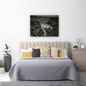 Tablou canvas - Toate Drumurile Duc La Roma, Colosseum, Aeriana, Italia, 50 x 70 cm - Img 3