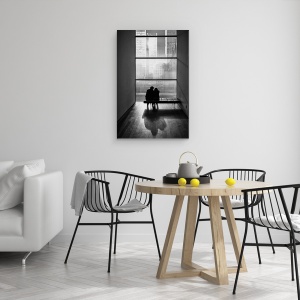 Tablou canvas - Tu Si Eu, Silueta, Nyc, Cer, Moma, Figura, 40 x 60 cm - Img 4